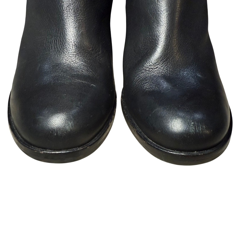 Kork-Ease‎ Leather Heel Triple Buckle Moto Biker Boots Western Revival Women 7 - Picture 7 of 14